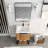 23.63'' Single Bathroom Vanity with Resin Top-2117036656