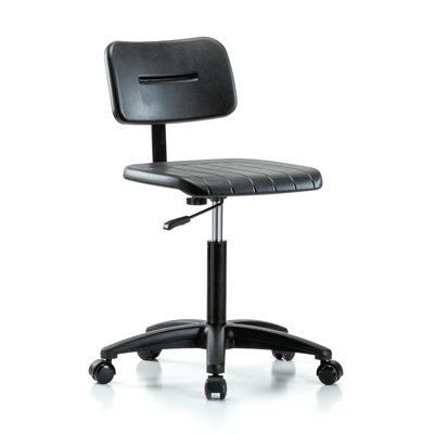 PERCH Industrial Work Chair | Medium Bench Height 20-27"