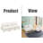 88" Three-seater Flannel Sofa-727773640