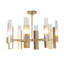 Summit Pendant - 8-Light - Natural Iron - Clear Glass-387425004-387425005