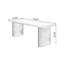 Bureau rectangulaire en bois massif noir-108953373
