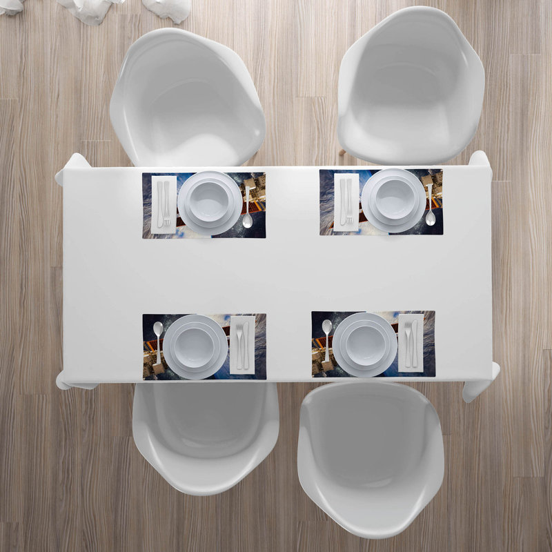 Polyester Abstract Rectangle Placemat