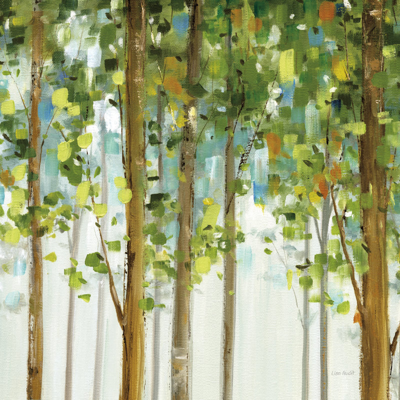 Étude de forêt II, H 12 po x l 12 po x P 1,25 po