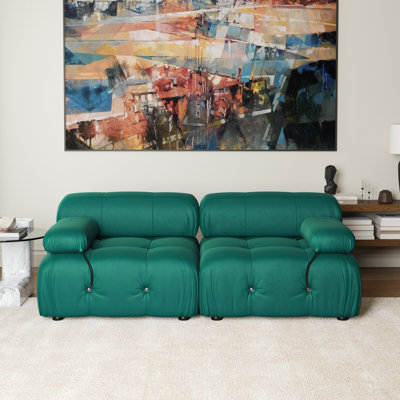Jesse 69.3'' Velvet Loveseat