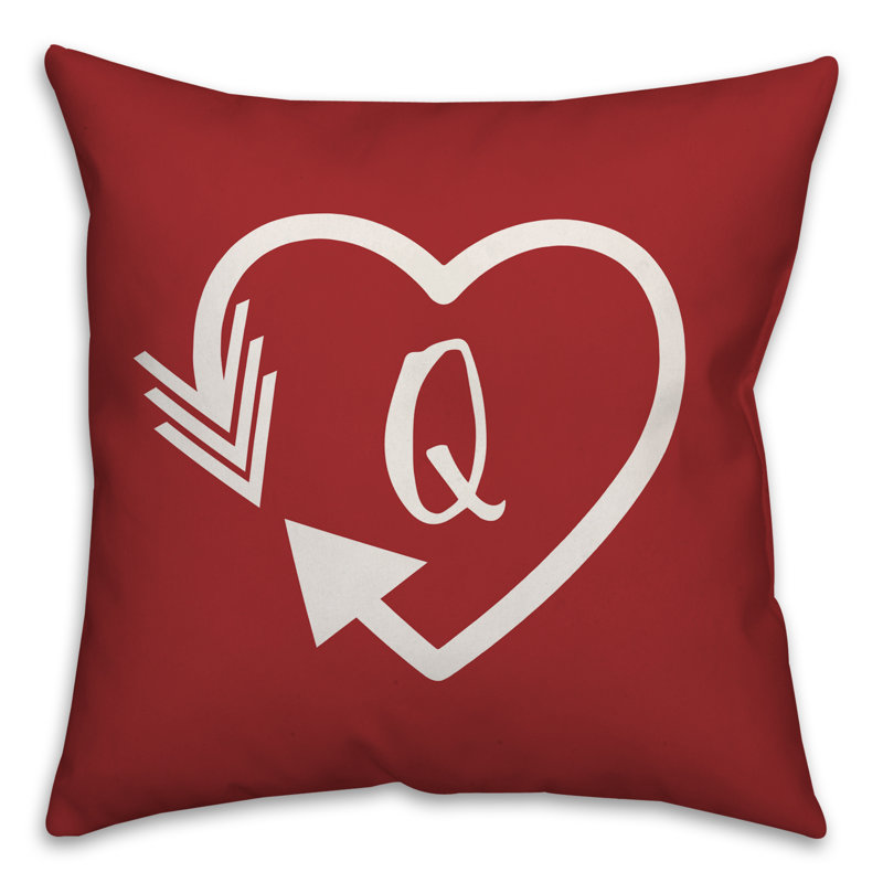 Outdoor Throw Pillow, Q