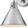 Arti 7.75-in Swing Arm Single Light Wall Sconce with On/Off Switch