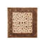 Tapis carré en laine et soie noué à la main 10 x 10 # F-4298