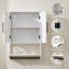 Armoire de salle de bain murale 25 po avec 2 portes et porte-serviettes H 25 po x l 19,3 po