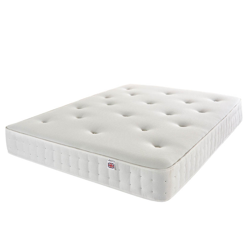 True Hybrid Natural & Memory Pocket+ Aspire Pocket Sprung Mattress, Small Single (2'6)