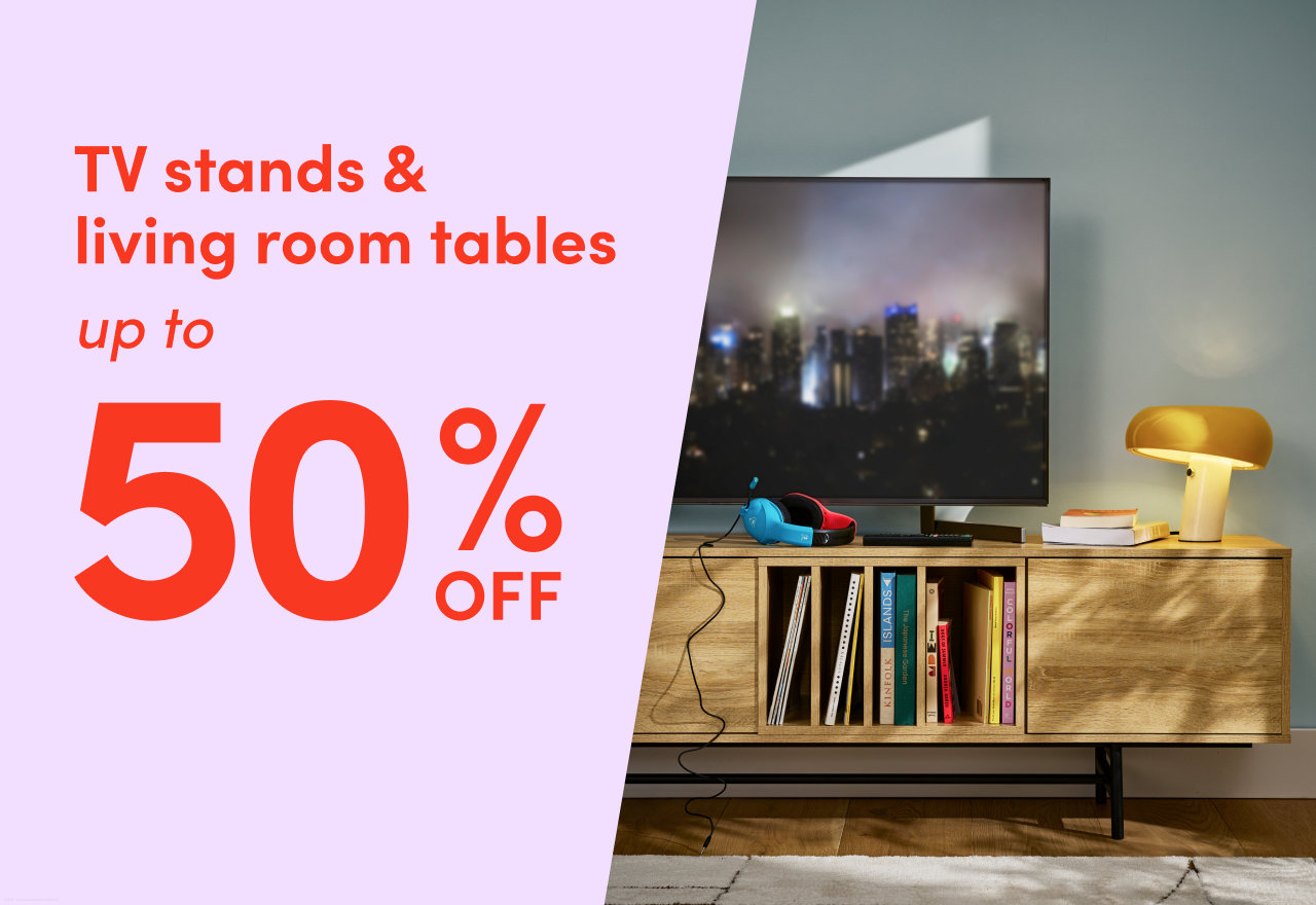 TV stand & living room table clearance