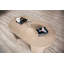 Table basse ovale 1Pc avec roulettes attachées