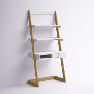 Bureau autoportant en bois massif Burrier