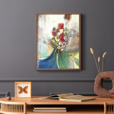 Celebration II Framed Print - Solid Wood