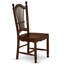 L'ensemble 3 pièces de table et chaises de cuisine comprend une table de salle à manger ronde avec piédestal et 2 chaises de salle à manger, acajou-1512032689-1599274385