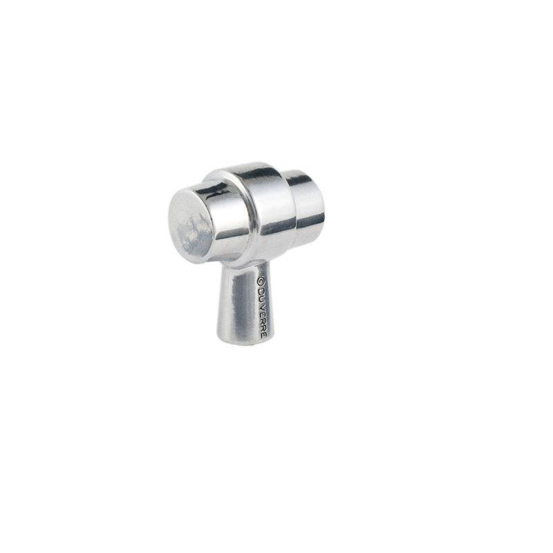 Primitive 1 1/4" Length Knob, Polished Aluminum