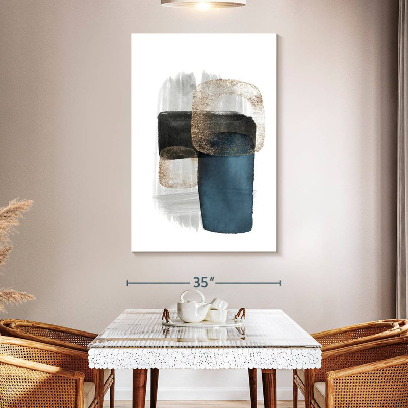 Avery Night Blue III, 51" H x 34" W