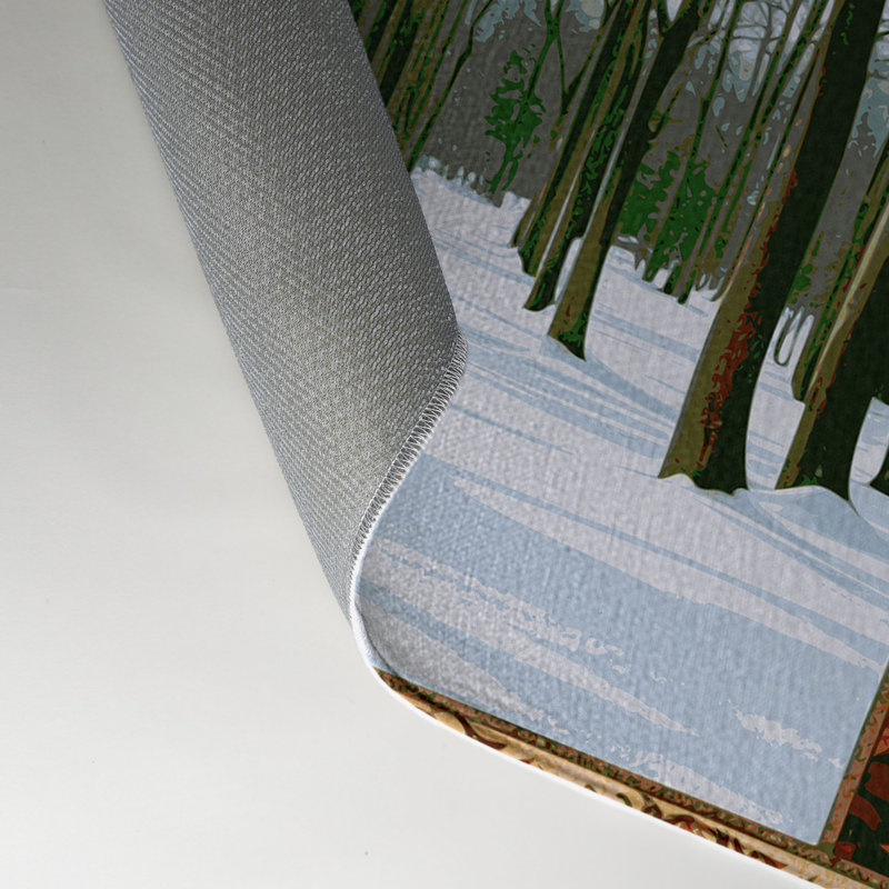 Tapis d'intérieur et d'extérieur brun Nature, Rectangle 5 pi x 7 pi