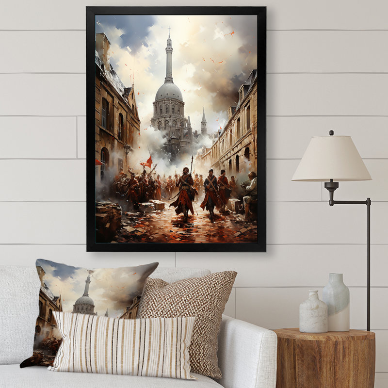 Gatevale Révolution française I, H 44 po x l 34 po x P 1,5 po, Cadre photo noir