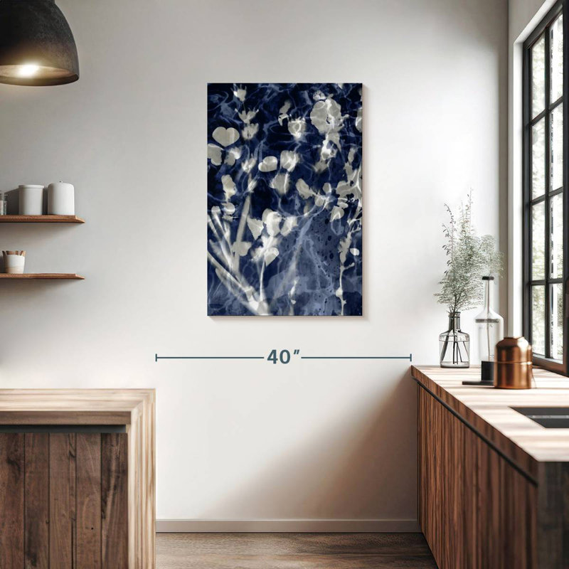 Avery Midnight Indigo Nature III, 36" H x 24" W
