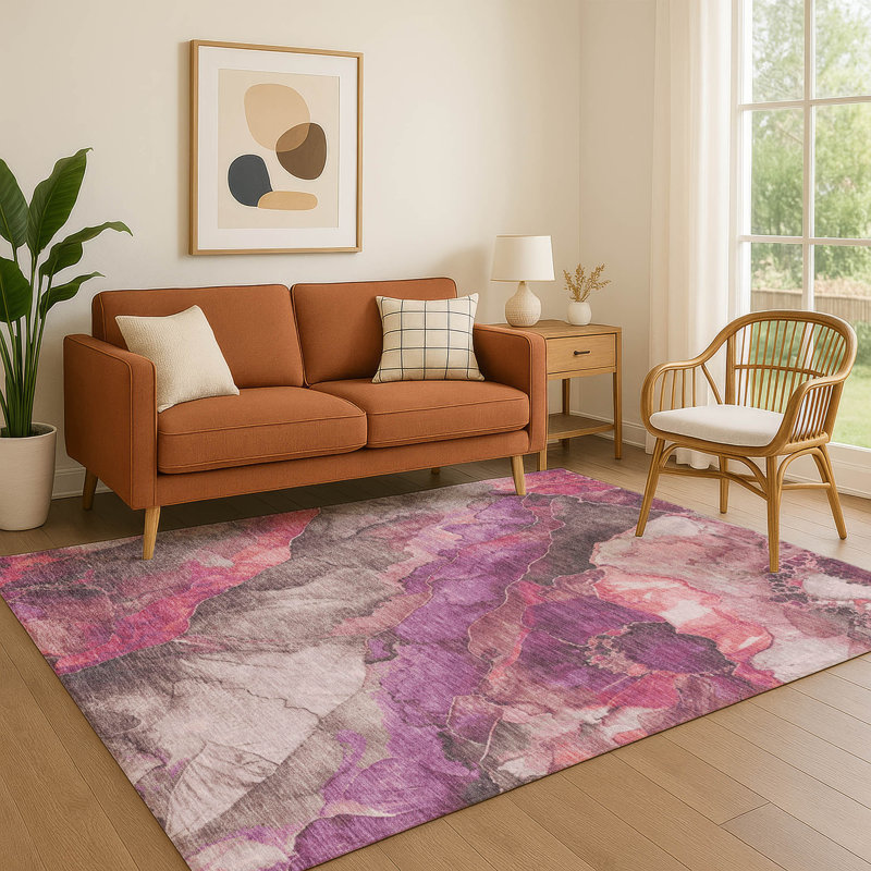 Premium Machine Washable Chelston AMF1864 Floral Rug, Rectangle 10' x 14'