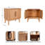 Table d'appoint en bois de manguier avec armoire de rangement McCutcheon-65083959