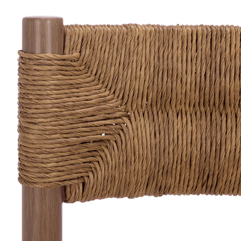Romona Rattan Weaving Outdoor Barstool, Brown