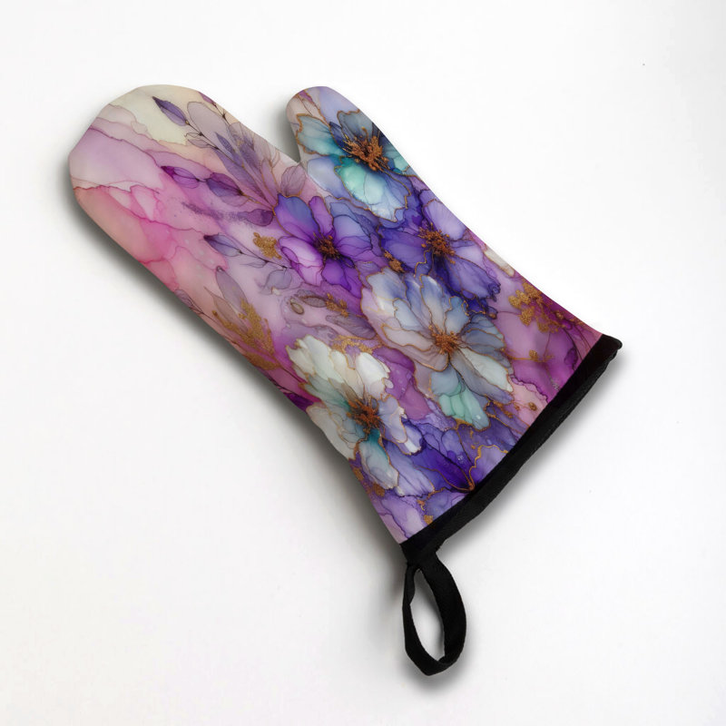 Sergé de coton chatoyant violet