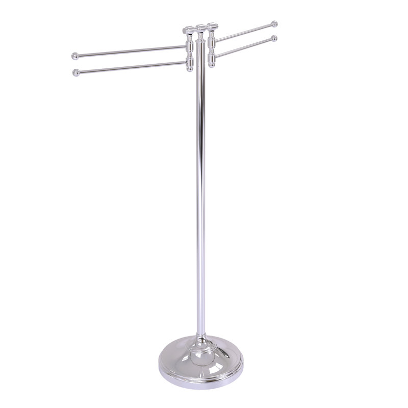 Porte-serviettes sur pied plancher Gober, Chrome poli
