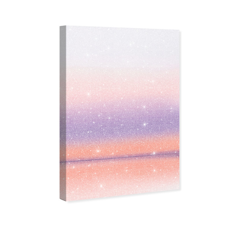 Peach Coastline Print by Oliver Gal, 30"H x 20"W, Gallery Wrapped