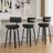 Swivel Upholstered Stool With T-Shaped Backrest-1438317361-1438317366-1410634226