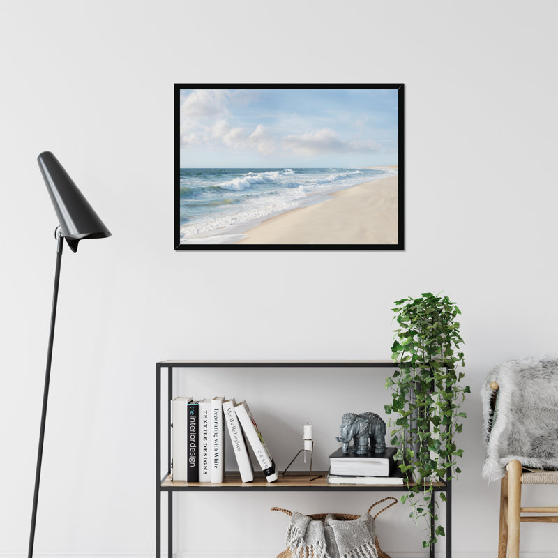 Hamptons II by James McLoughlin - Print, Black Framed Paper Print, 55cm H x 80cm W