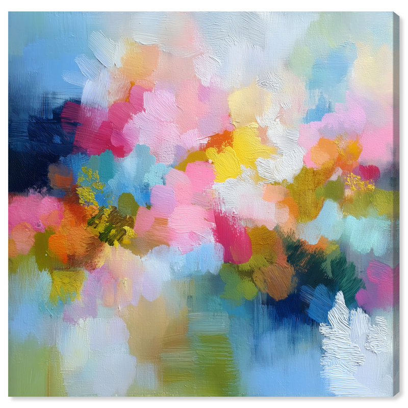 «Summer Spray», art mural sur toile par Art Remedy, 20 x 20, Gallery Wrapped, 20"H x 20"W