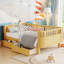 Lit plateforme en bois pour chambre à coucher, cadre de lit pour chambre à coucher-2086156401-2086156400