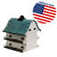 Ensemble de maison et poteau American Barn Martin