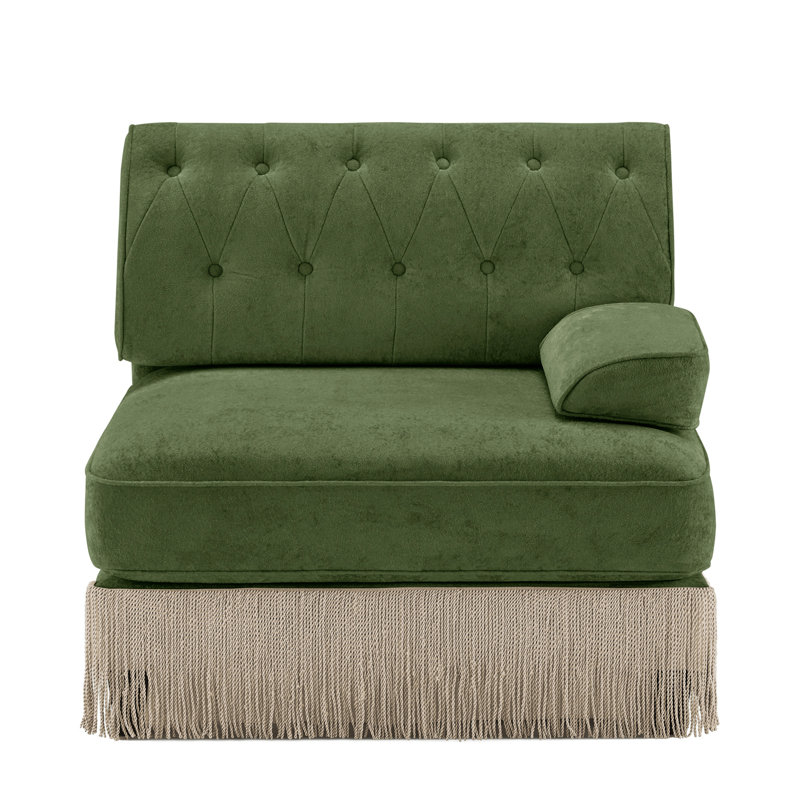 Canapé en velours RSF - Vert
