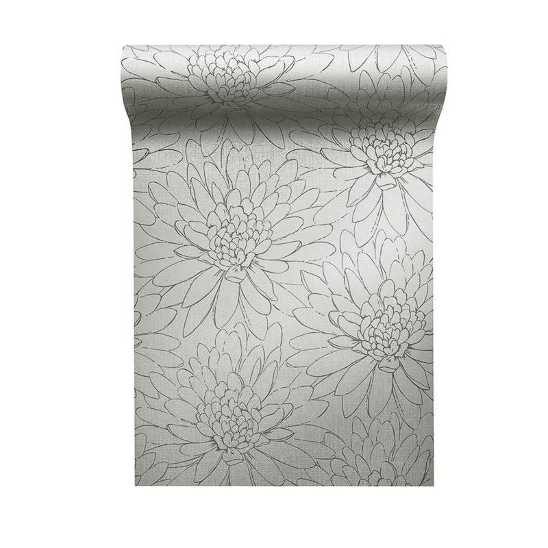 Non-Pasted Wallpaper Roll, Gray