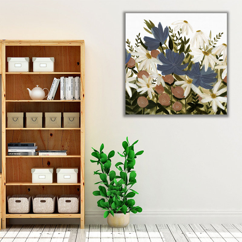 «Wildflower Garden II», reproduction d'art sur toile, H 40 po x l 40 po