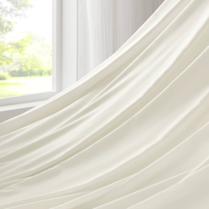Microfiber Coolmax Microfiber Coolmax Solid Sheet Set, Cream, Queen