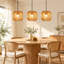 3 - Light Rattan Farmhouse Bohemian Pendant