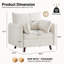 Fauteuil d'appoint rembourré surdimensionné avec rangement dissimulé-1901100470