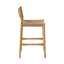 Tabourets de bar en bois de chêne durable, conception moderne pour la cuisine à domicile