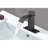 Waterfall Spout Single Handle Bathroom Sink Faucet-121206433