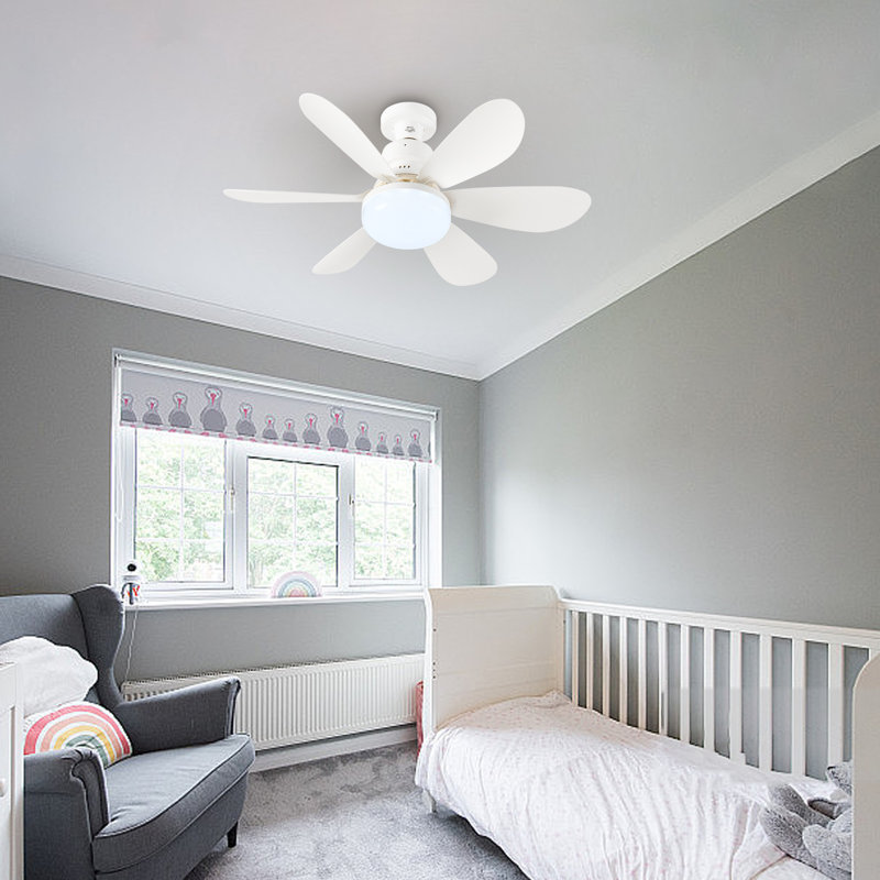 30W Socket Fan Light E26/27 Screw in Ceiling Fan with Light for Garage Bathroom