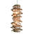 Apasra 2 - Light Chrome Geometric Pendant