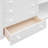 White Bunk Bed With Six Drawer Compartments And Flexible Shelf Space Twin Over Full 6 Functionality Movable Design --923773635