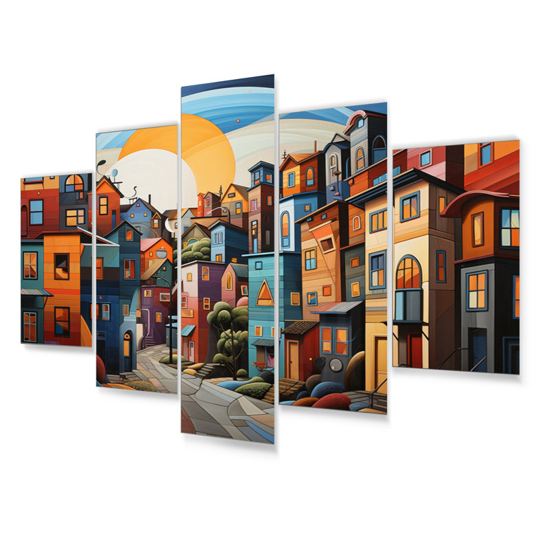 Ensemble de 5 décorations murales
