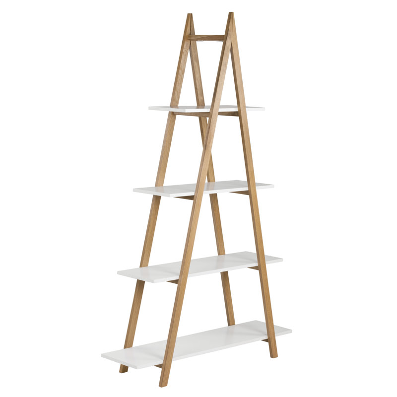 Abacus Universal Expert 4-Tier Ladder Shelf Bookcase