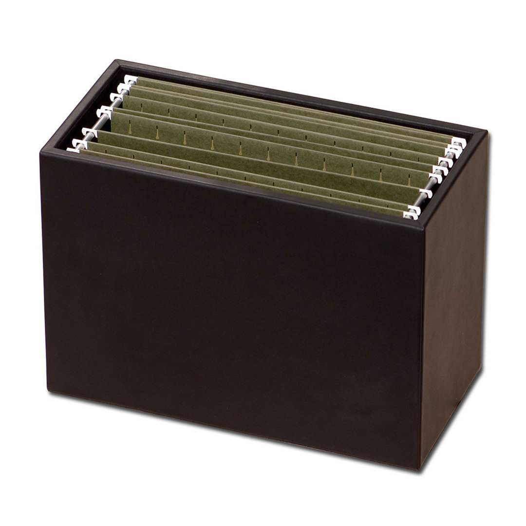 Bramfield Hanging File Folder Box in Black Ebern Designs