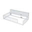 Wood Twin XL Size Floor Bed With Storage Cabinets And USB Ports-1411125639