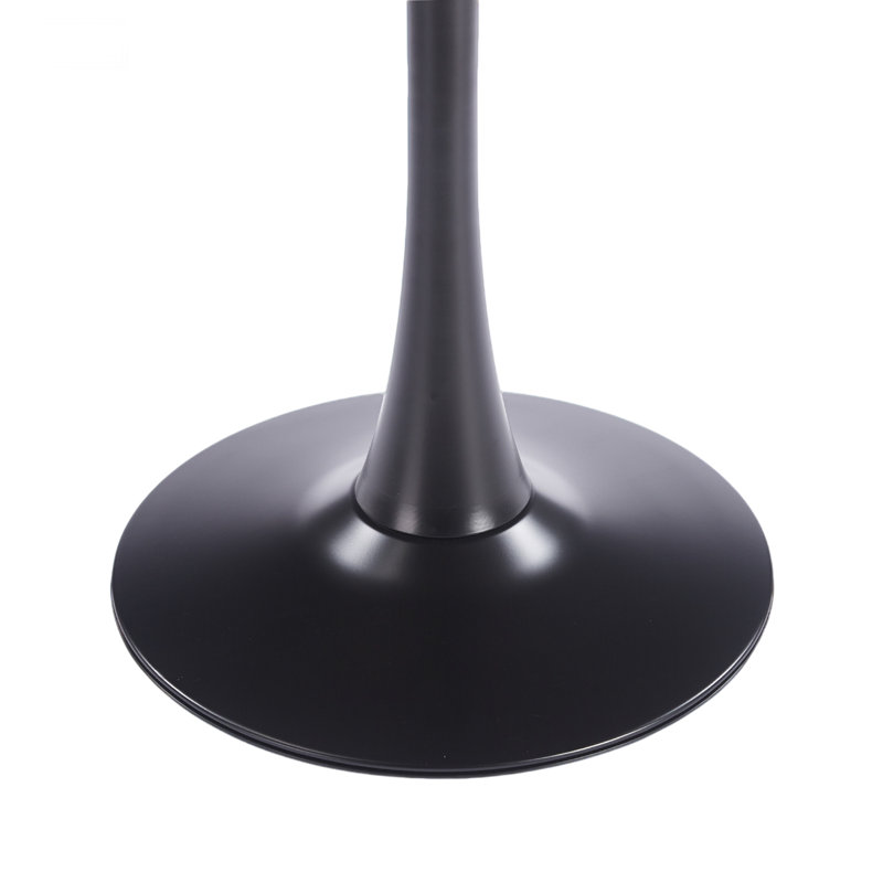 Table de salle à manger 31,5 po, Walnut;Black